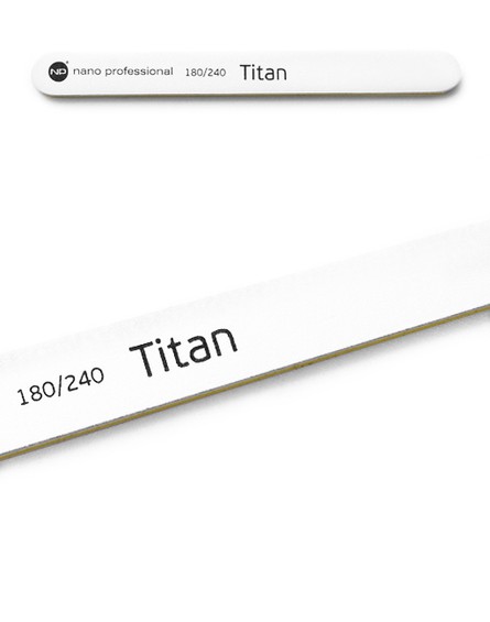 Пилка для натуральных ногтей Titan 180/240 1 шт.